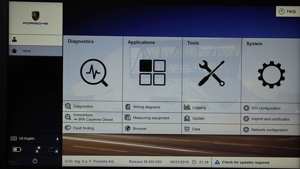 VXDIAG Porsche Tester III Piwis3 Lizenz mit V38.300.030 Software SSD 240G und Lenovo T440P Laptop