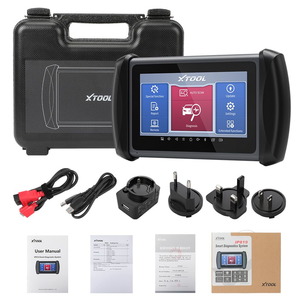 XTOOL InPlus IP819TS TPMS Programmierung Alle Systeme Diagramm