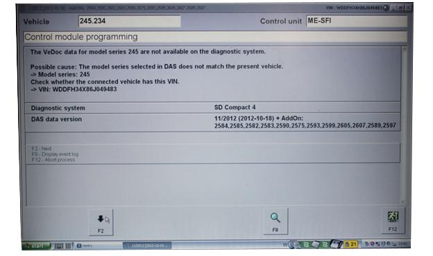 V2012.11 MB SD Connect Compact 4 Star Support Offline Programmierung 2