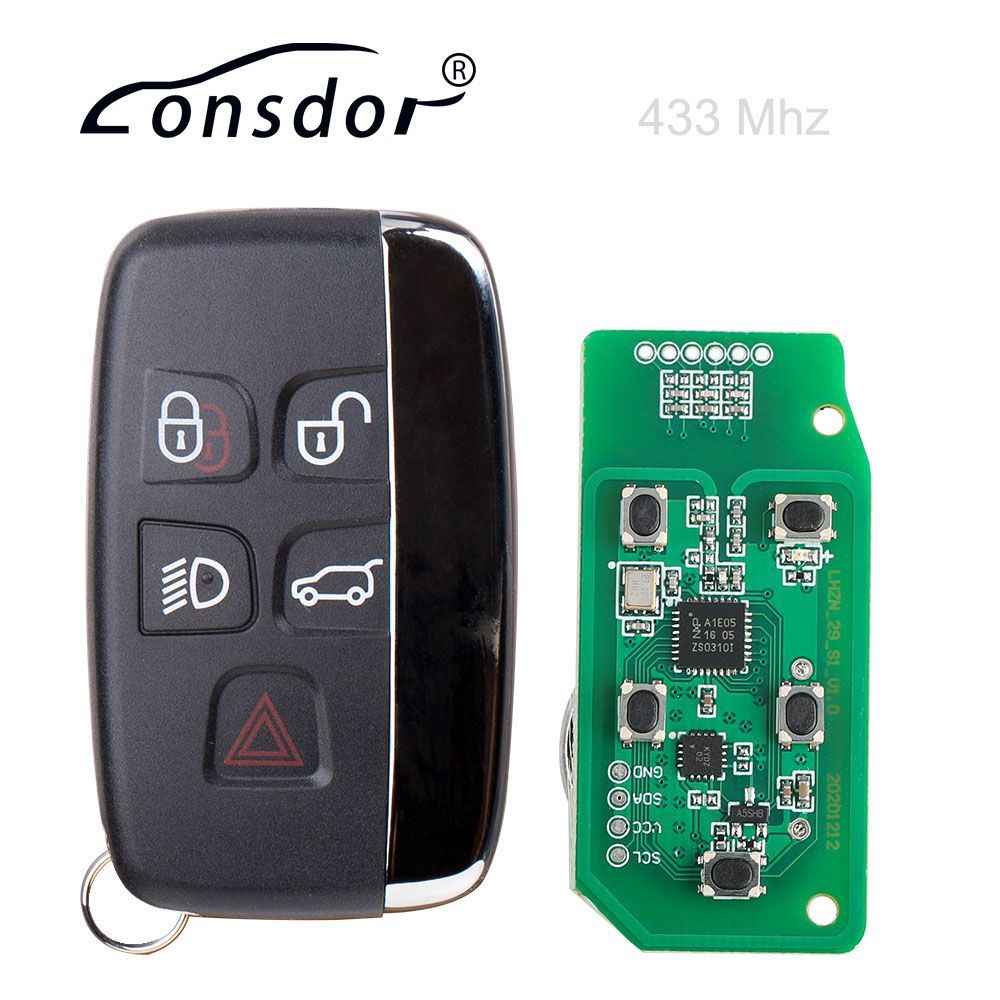 10pcs Lonsdor Spezifischer Smart Key für 2015-2018 Land Rover Jaguar 5 Tasten 315MHz/433MHz durch DHL