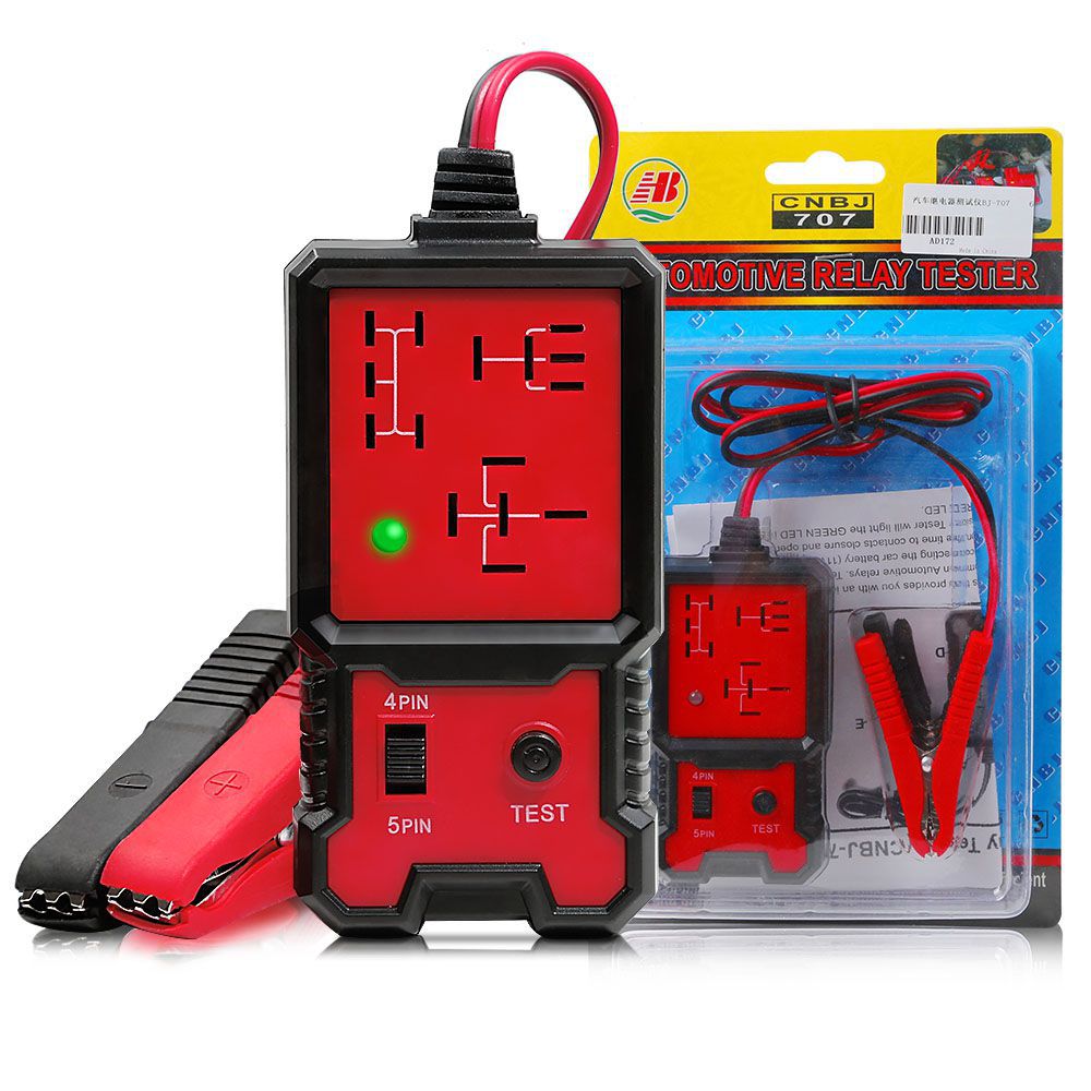 12V Electronic Automotive Relay Tester Auto Car Diagnostic Battery Checker Tool