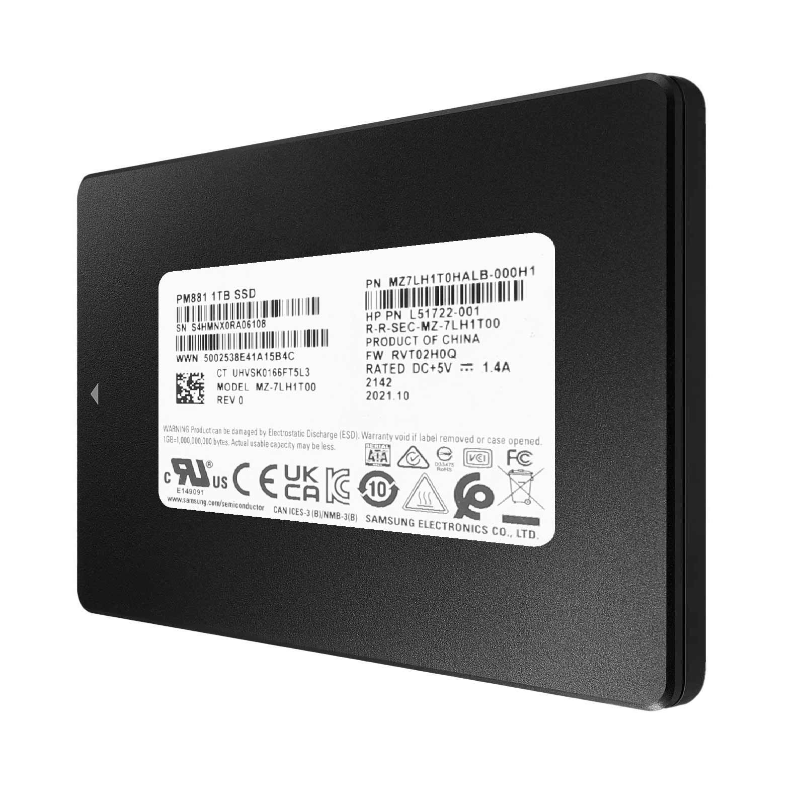 Samsung 1T SSD ohne Software mit schnellerer Schreib- und Lesegeschwindigkeit