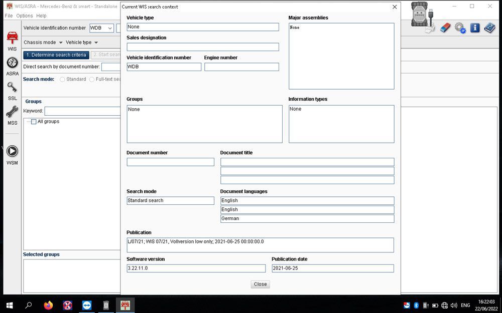 1TB Festplatte mit V2022.12 BENZ Xentry BMW ISTA-D 4.32.15 und ISTA-P 68.0.800 Software für VXDIAG Multi Tools