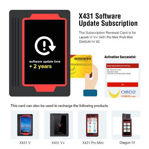 2 Jahre Update Service für Start X-431 PAD VII PAD 7 Kfz-Diagnosewerkzeug