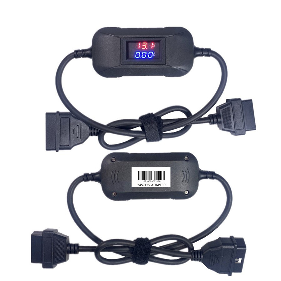 24V to 12V Converter OBD2 Adapter für Heavy Duty Truck Diagnostic OBD Scanner