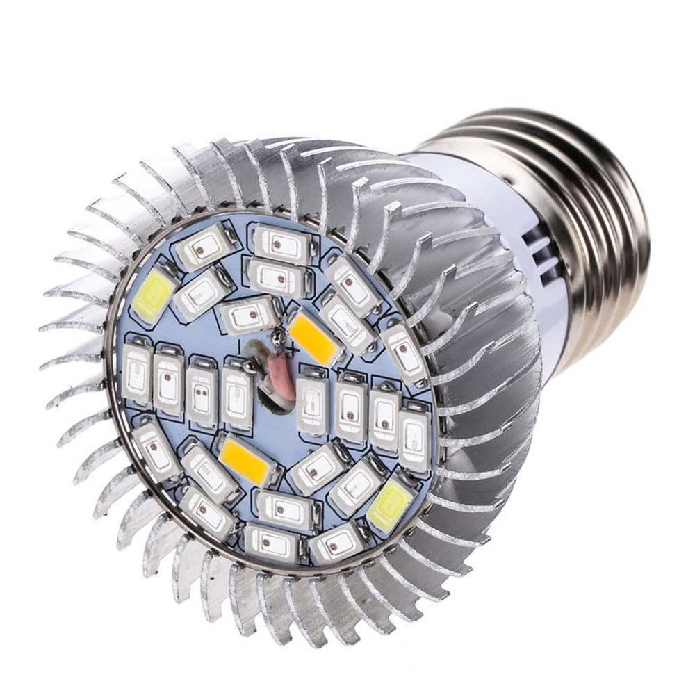 Neue 28W E27 LED Grow Lamp Flower Seed Plants Hydroponic Grow Light Lamp Bulb Full Spectrum Plant Lighting