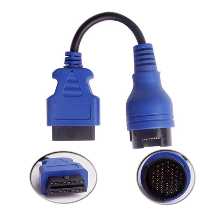 Top Quality 38Pin to 16Pin OBDII Kabel für IVECO Truck Diagnose Tool -Blue Version