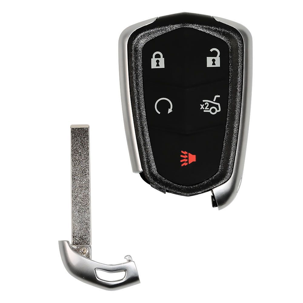 5 Taste Smart Key für Cadillac QN-RF629X 315MHZ/433MHZ FCC ID: HYQ2AB