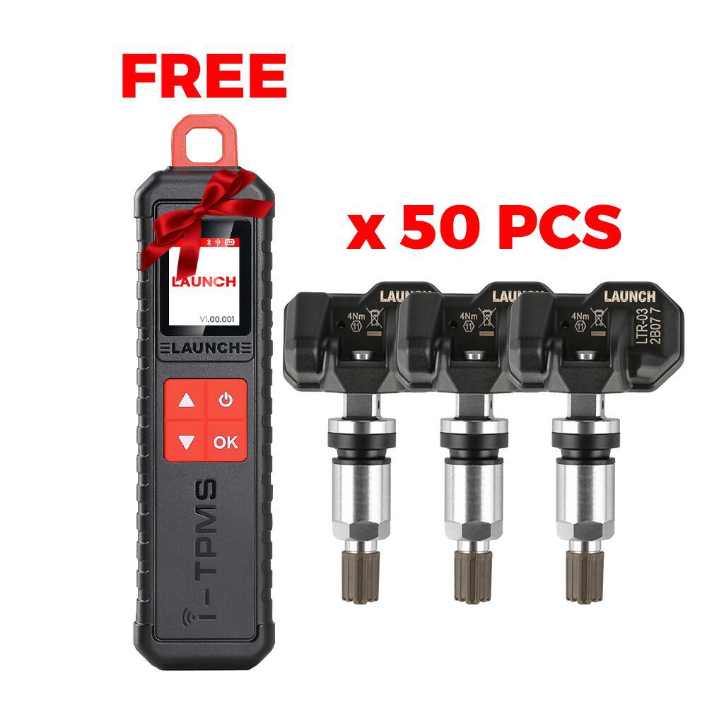 Kaufen Sie 50pcs Launch LTR-03 RF Sensor 315MHz & 433MHz TPMS Sensor Werkzeug Metall & Gummi Holen Sie sich ein kostenloses Launch i-TPMS Handheld TPMS Service Tool