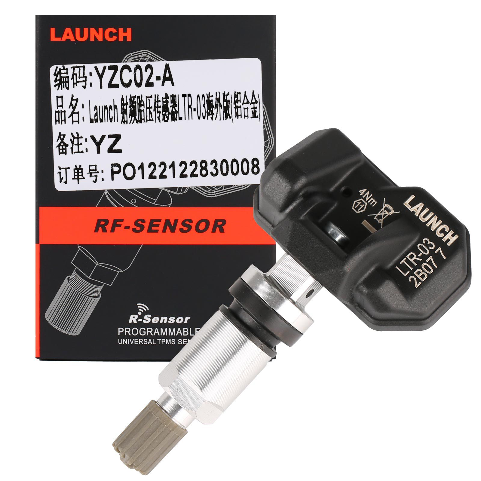 Kaufen Sie 50pcs Launch LTR-03 RF Sensor 315MHz & 433MHz TPMS Sensor Werkzeug Metall & Gummi Holen Sie sich ein kostenloses Launch i-TPMS Handheld TPMS Service Tool