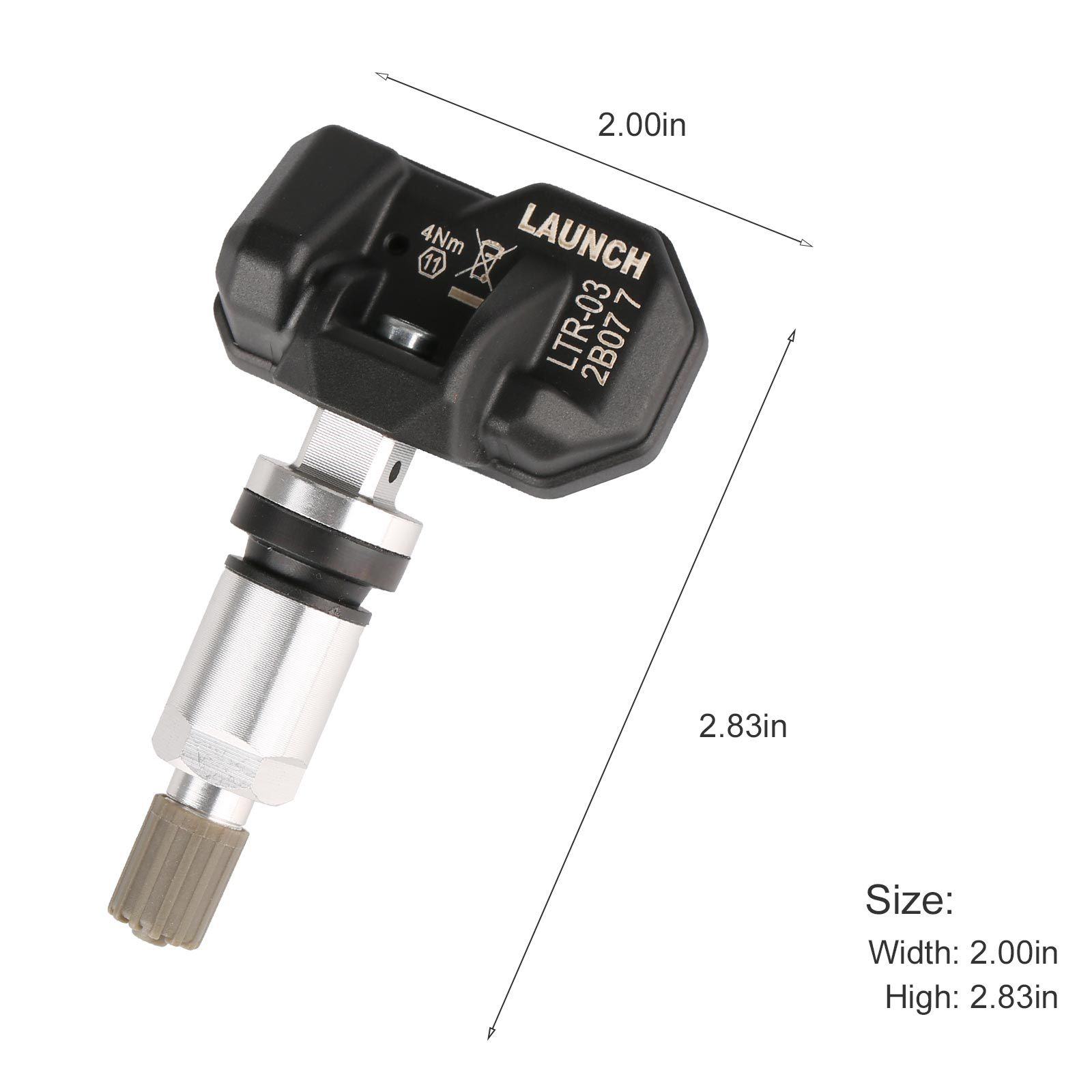 Kaufen Sie 50pcs Launch LTR-03 RF Sensor 315MHz & 433MHz TPMS Sensor Werkzeug Metall & Gummi Holen Sie sich ein kostenloses Launch i-TPMS Handheld TPMS Service Tool