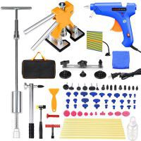 81PCS PDR Dent Lifter Tools Kit Paintless Hagel Repair Slide Hammer Puller Tab