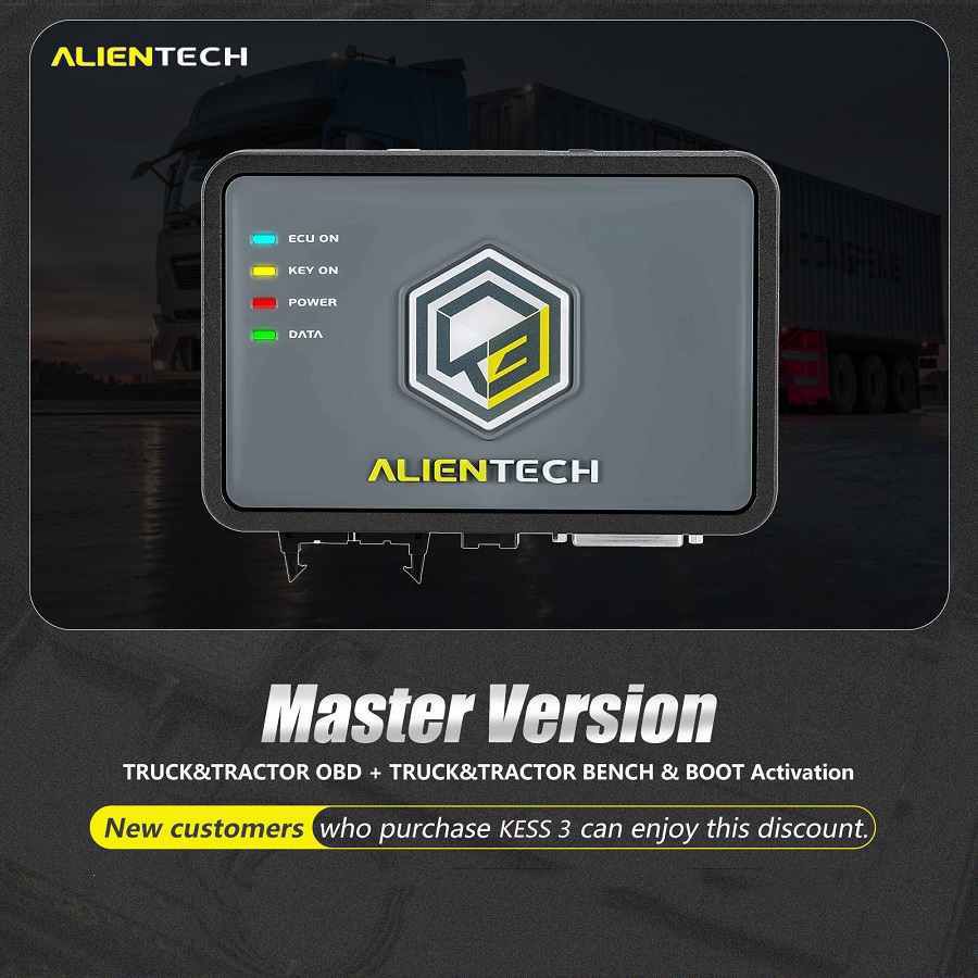 Landwirtschaft LKW LKW Busse OBD und Bank-Boot Protokolle Aktivierung Für Alientech KESS V3 KESS3 Master Neue Benutzer