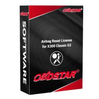 Airbag Reset Funktion Genehmigung für OBDSTAR X300 Classic G3