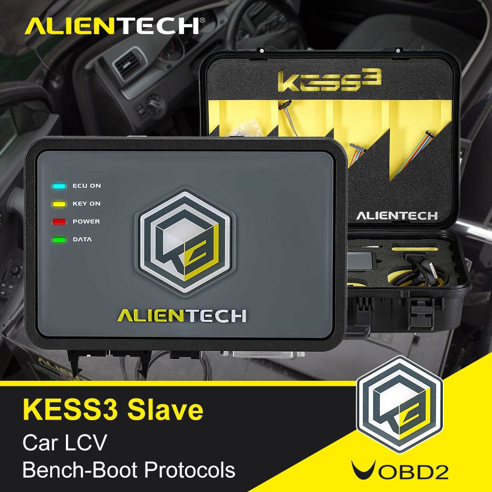 Original Alientech KESS V3 KESS3 Slave Version ECU und TCU Programmierwerkzeug mit Auto OBD-Bench-Boot LCV Protokoll Autorisierung