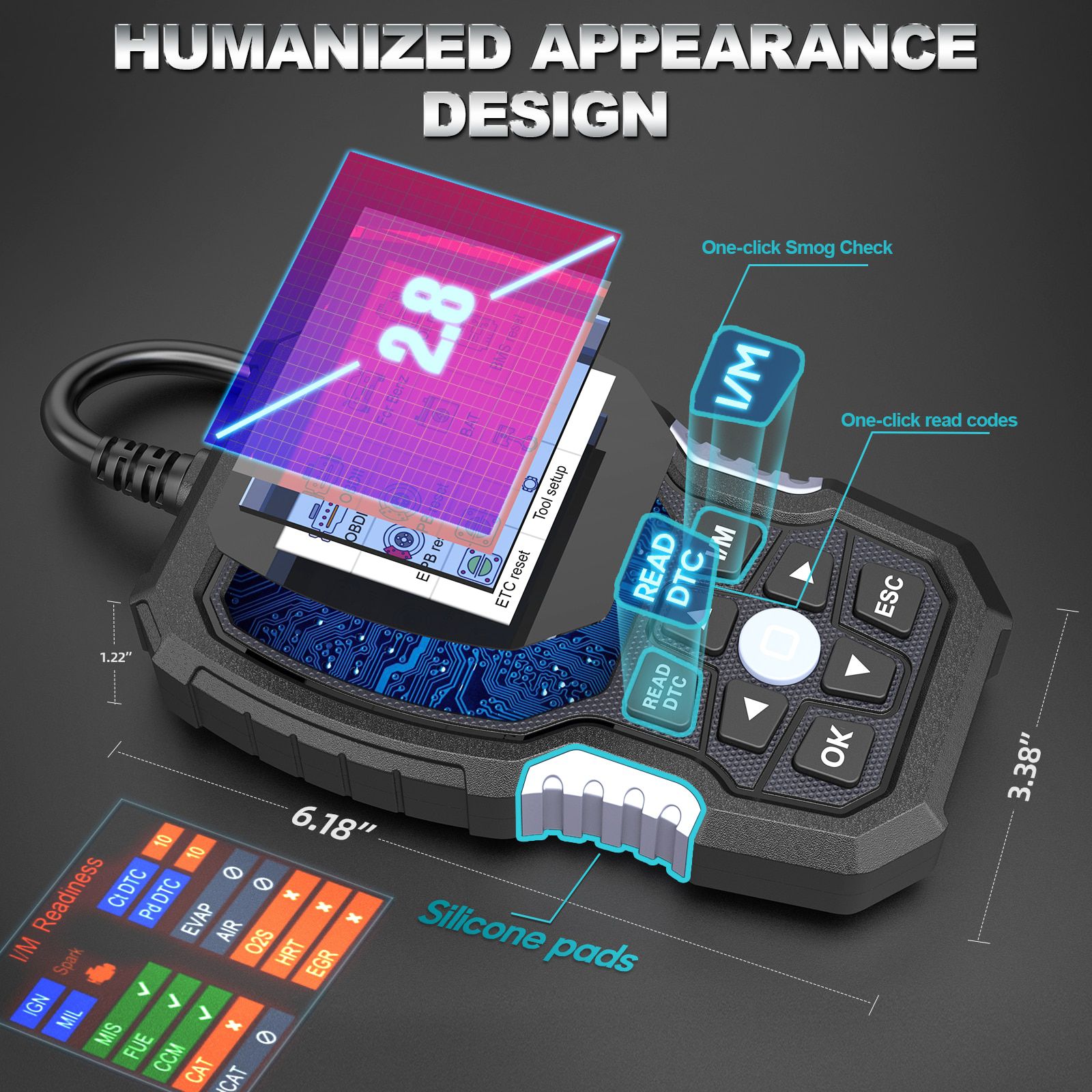 ANCEL BZ700 OBD2 Scanner für Mercedes Benz All System ABS SRS Airbag SAS TPMS Zurücksetzen Auto Diagnose Tool Motor OBD Code Reader