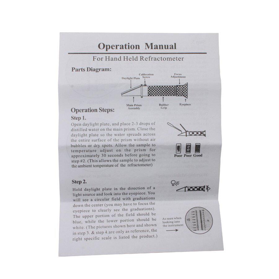 Frostschutzmittel /Batterieströme Refraktometer AD501A