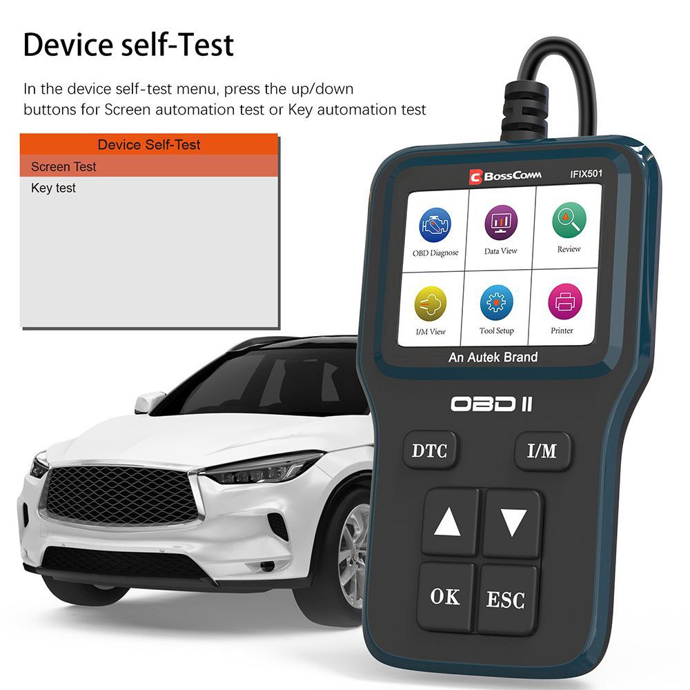 Autek IFIX501 OBD2 Automotive Scanner Professional Code Reader Engine Analyzer Diagnostics Car Tools OBD 2 Car Diagnostic Tool