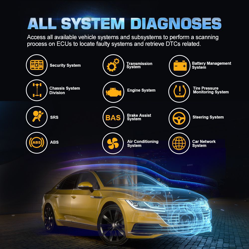 Autel AP200M Bluetooth OBD2 Code Reader mit Full Systems Diagnoses AutoVIN Oil/EPB/BMS/SAS/TPMS/DPF Resets IMMO Service