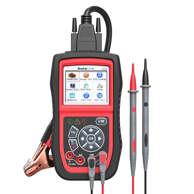 Autel AutoLink AL539B OBDII Code Reader und elektrisches Test Tool Update Online mit Multi Language