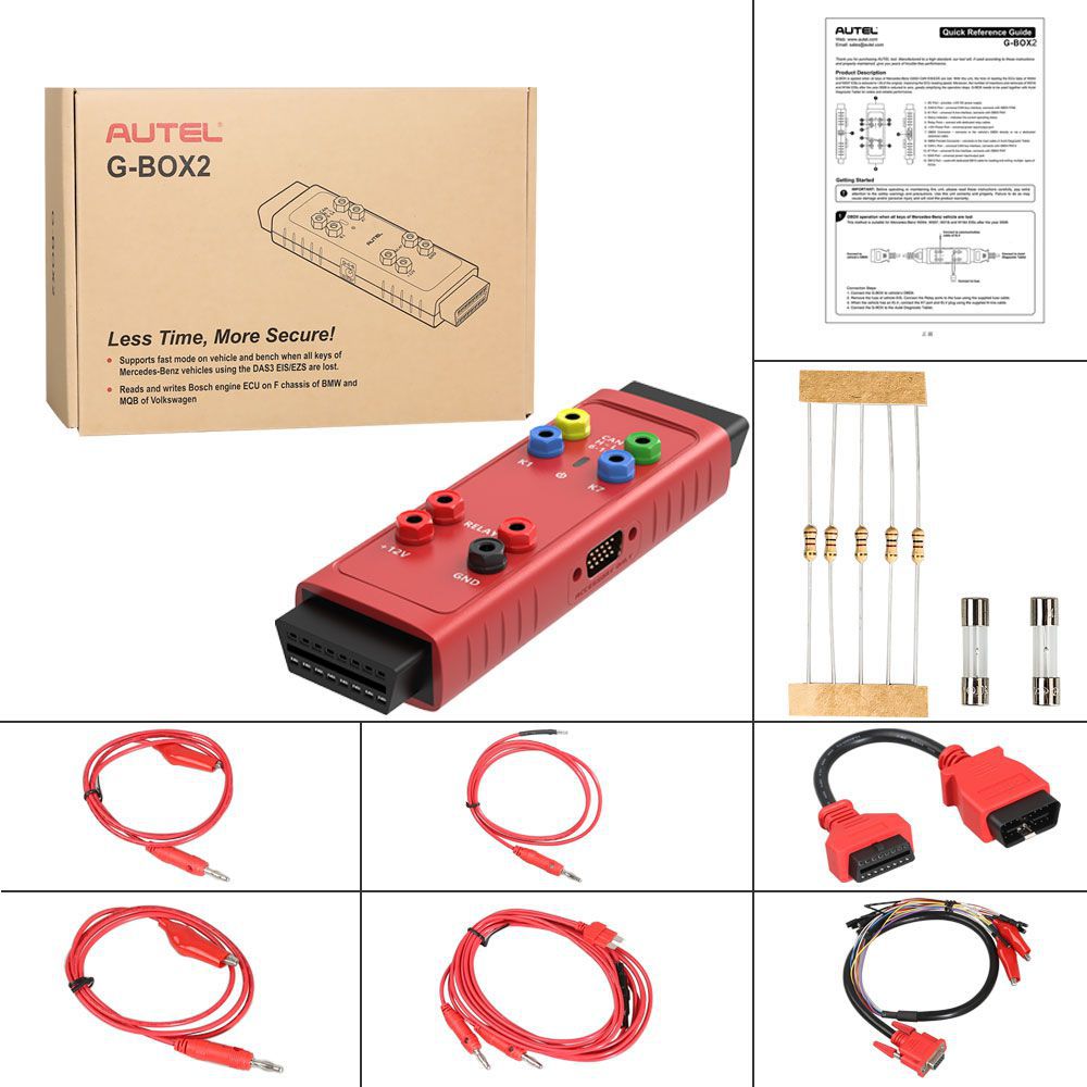 100% Original Autel G-BOX2 Tool für Mercedes Benz All Key Lost Work with Autel MaxiIM IM608/IM508