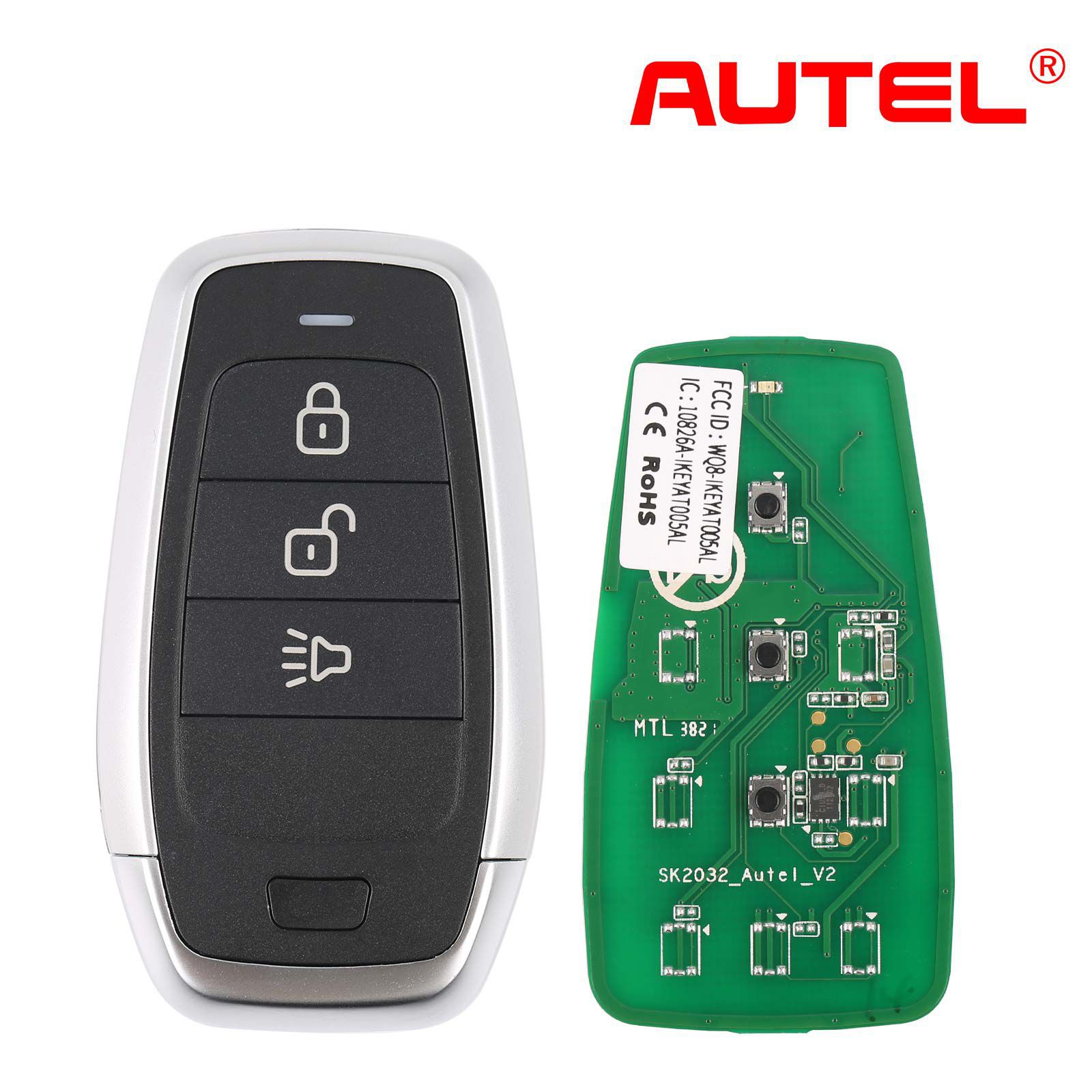 AUTEL IKEYAT003AL 3 Tasten Unabhängige Universal Smart Key 5pcs/lot