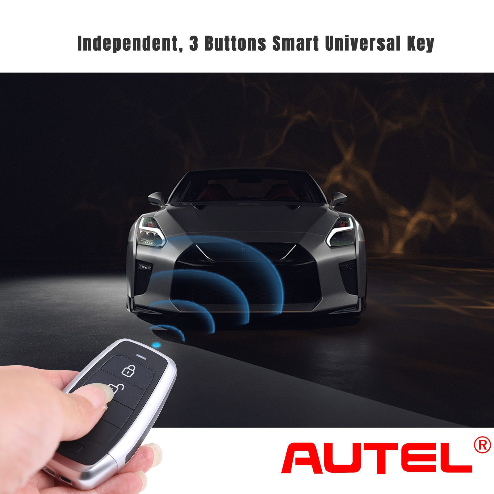 AUTEL IKEYAT003AL 3 Tasten Unabhängige Universal Smart Key 5pcs/lot