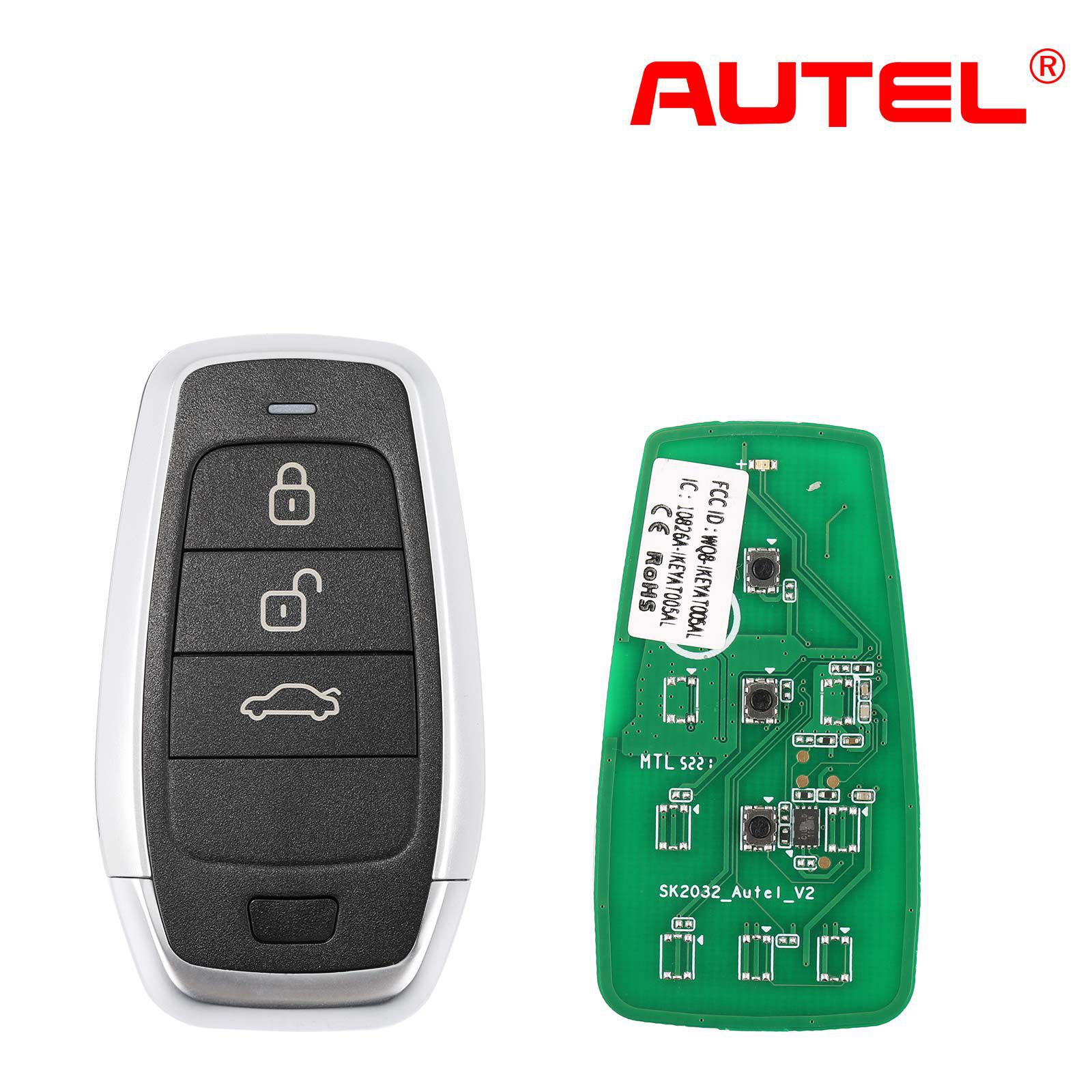 AUTEL IKEYAT003BL 3 Tasten Unabhängige Universal Smart Key 5pcs/lot