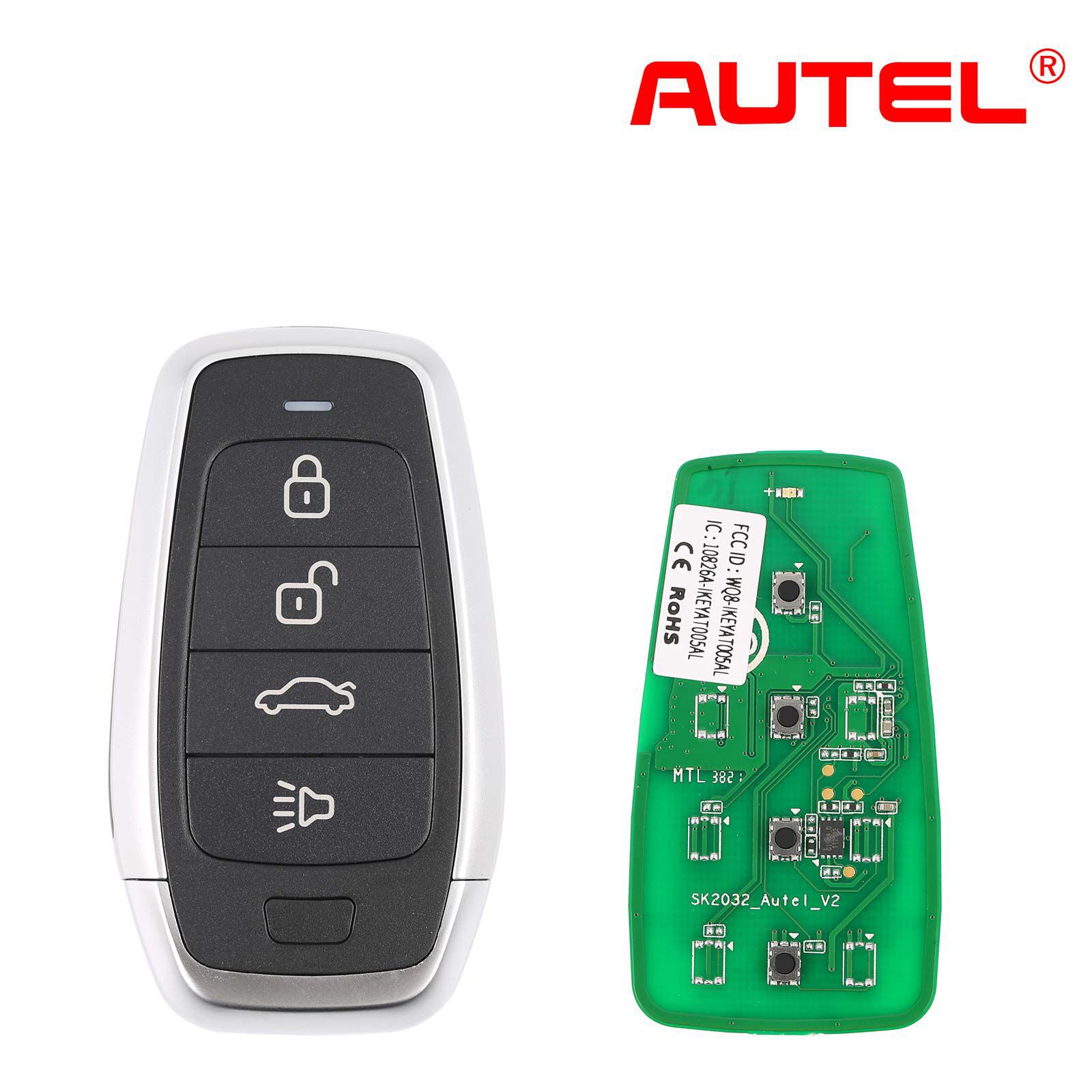 AUTEL IKEYAT004CL 4 Tasten Unabhängige Universal Smart Key 5pcs/lot