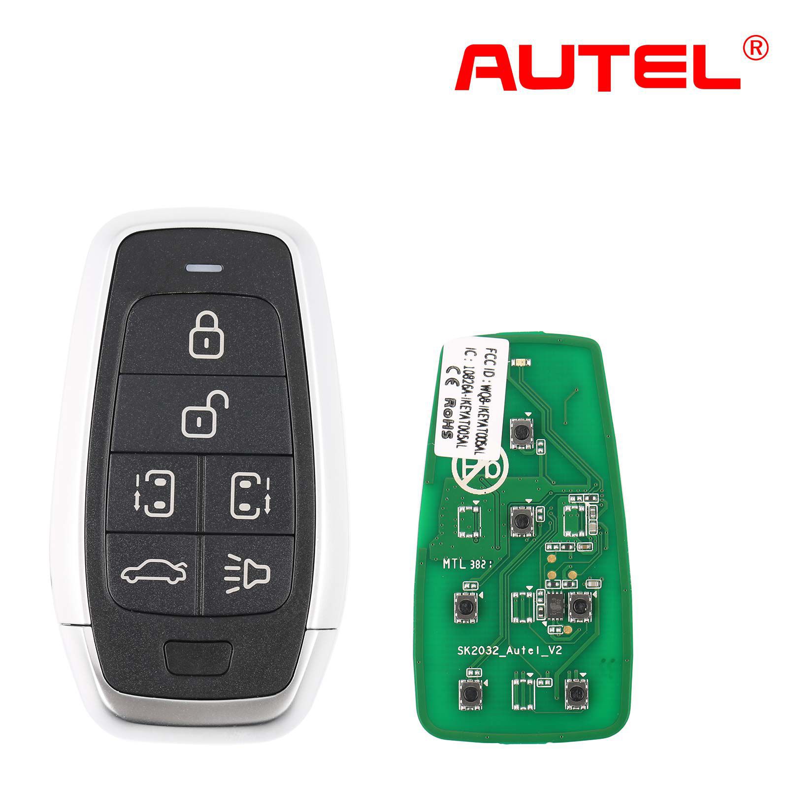 AUTEL IKEYAT006BL 6 Tasten Unabhängige Universal Smart Key 5pcs/lot