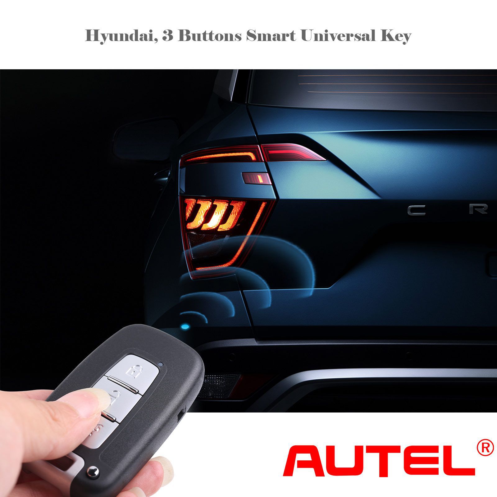 AUTEL IKEYHY003AL Hyundai 3 Tasten Universal Smart Key 5pcs/lot