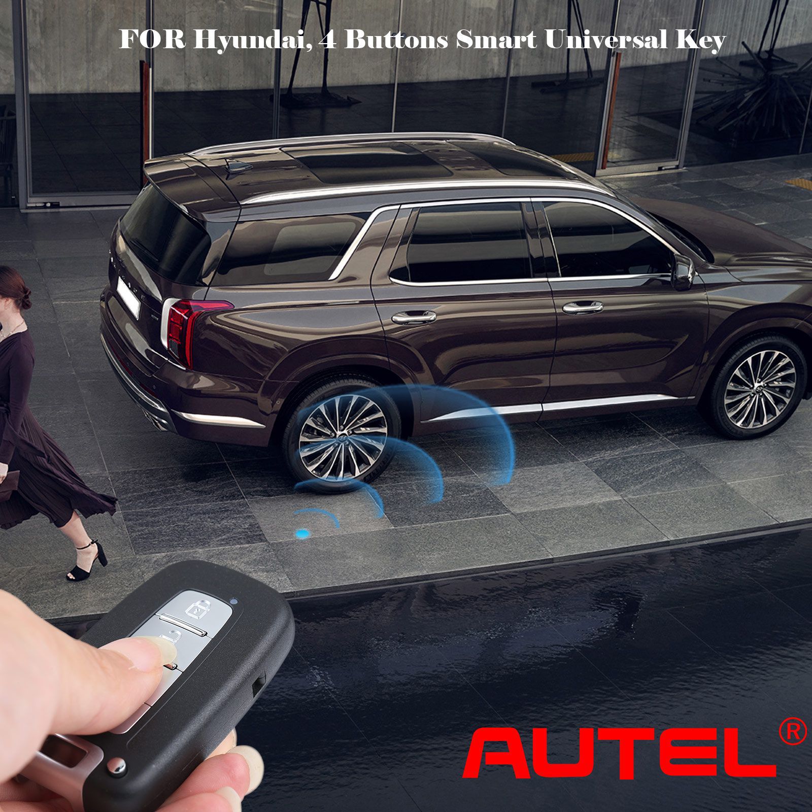 AUTEL IKEYHY004AL Hyundai 4 Tasten Universal Smart Key 5pcs/lot