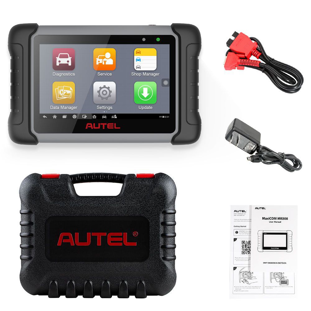 Autel Scanner MaxiCOM MK808 AU Version Alle Systemdiagnose Ausgestattet mit 25+ Wartungsfunktionen IMMO/EPB/BMS/SAS/TPMS/AutoVIN/ABS Blutung