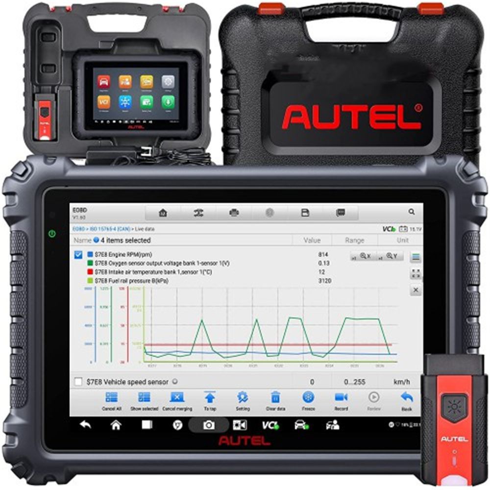 2023 Neuester Autel MaxiCOM MK906 PRO Scanner aufgerüstet von MS906 Pro/MK906BT Diagnosewerkzeug mit erweiterter ECU-Codierung