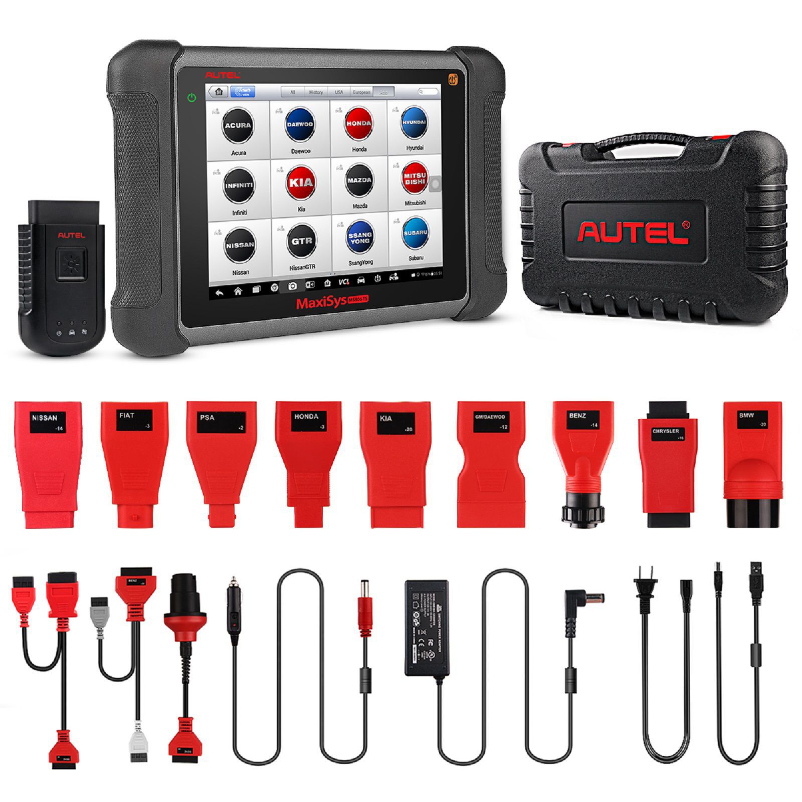 Autel MaxiSYS MS906TS OBD2 Bidirektionaler Diagnosescanner mit RDKS-Funktionen ECU-Codierung 33+ Dienstleistungen Mehrsprachig