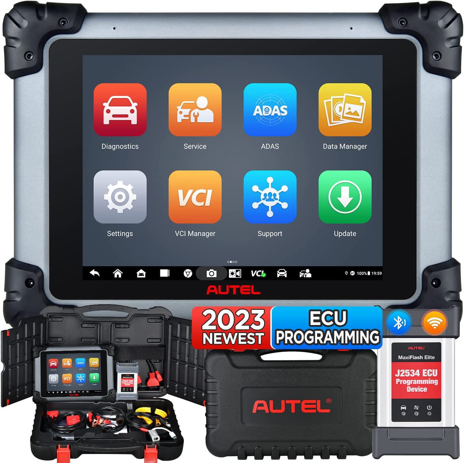 2023 Autel MaxiSys MS908S Pro II Diagnostic Scan Tool Upgraded of MK908P/ MS Elite/ MS908S Pro ECU Programming Coding 36+ Services