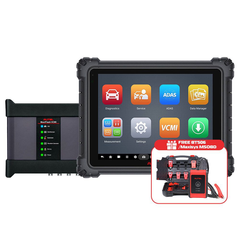 2023 Original Autel Maxisys Ultra Intelligent Full Systems Diagnostics Tool Mit MaxiFlash VCMI Holen Sie sich kostenlos MSOBD2KIT oder MaxiBAS BT506