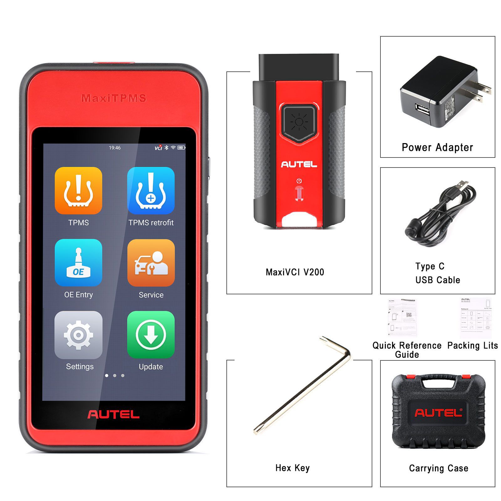 AUTEL MaxiTPMS ITS100 TPMS Relearn Tool Support Sensor Relearn/Aktivierung/Programmierung