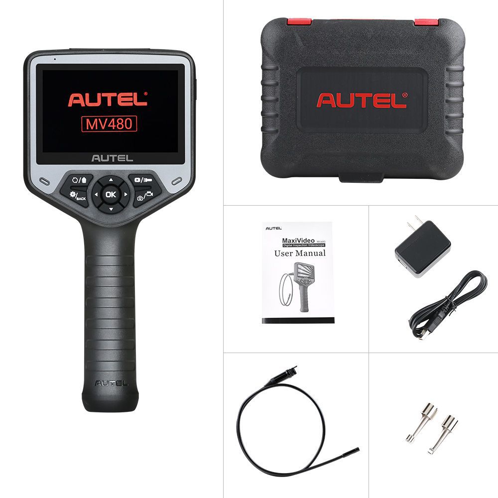 Autel Maxivideo MV480 Dual-Kamera Digital Videoskop Inspektion Kamera Endoskop mit 8.5mm Kopf Imager