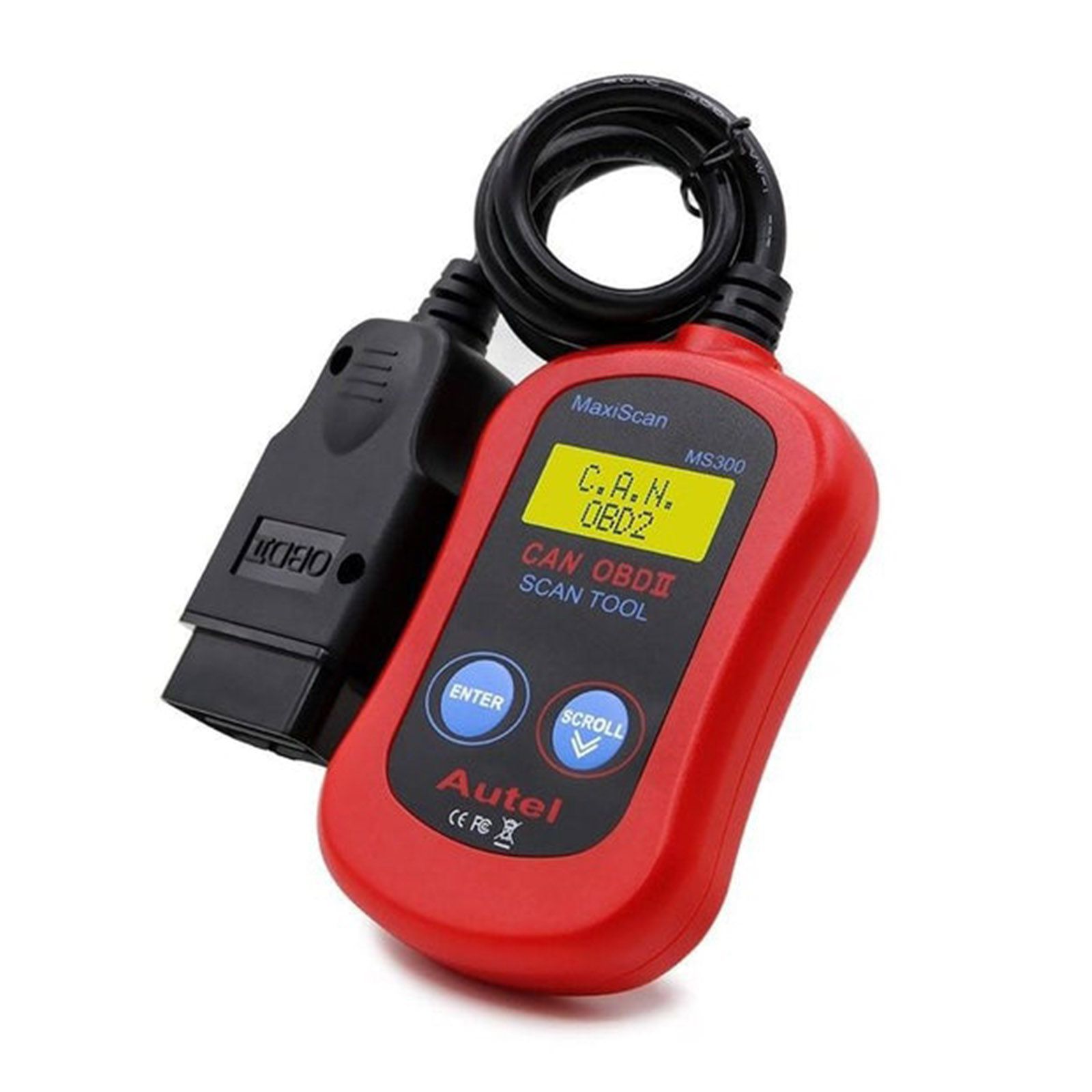 Autel MaxiScan MS300 OBD2 Scanner Auto Code Reader, Schalten Sie Check Engine Licht aus, Lesen Sie mehr Löschen Fehlercodes, Überprüfen Sie Emission Monitor Status CAN Fahrzeuge