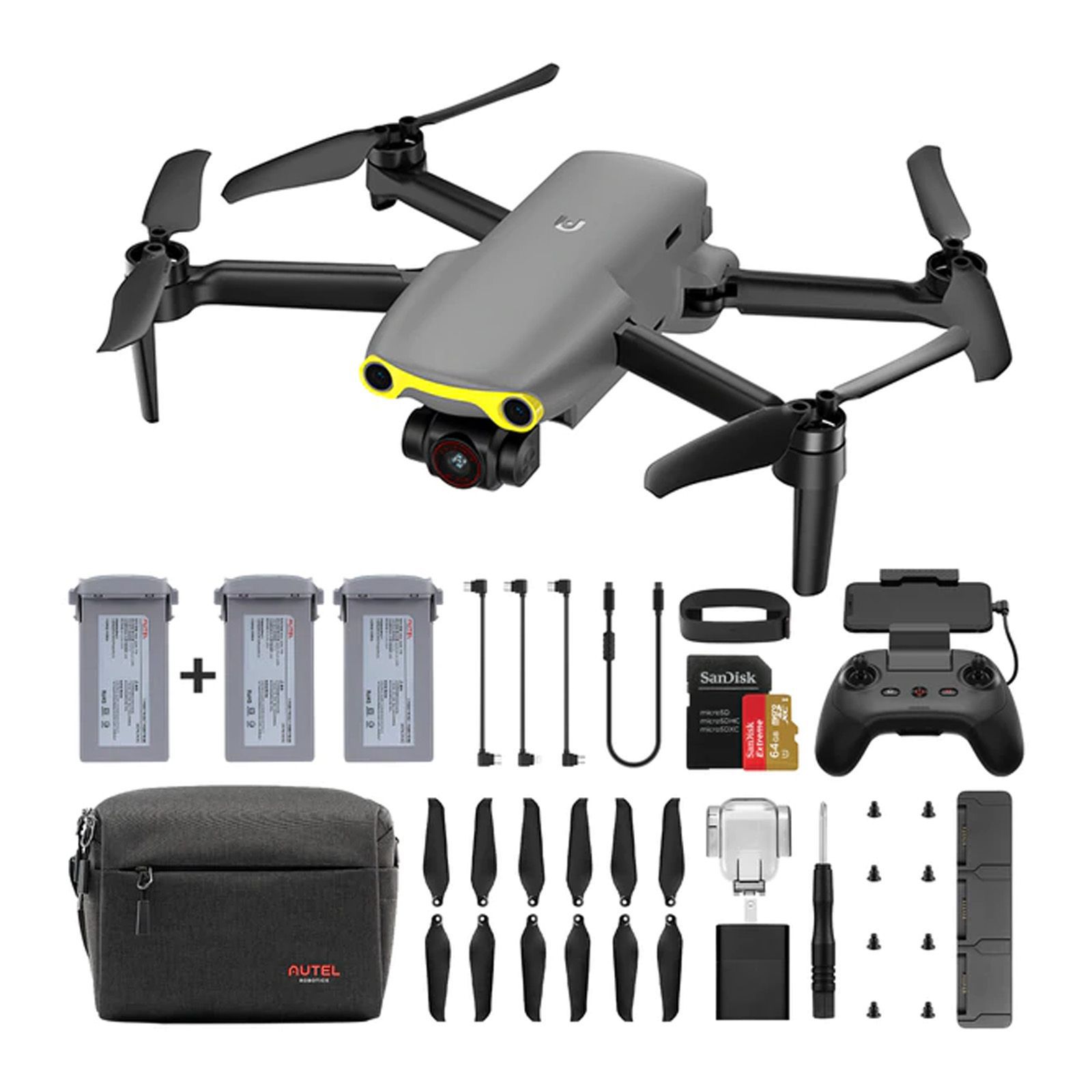 Autel Robotics EVO Nano+ Drone 249g mit Premium Bundle 1/1.28 Zoll CMOS Sensor 4K Kamera Drone Mini Drone