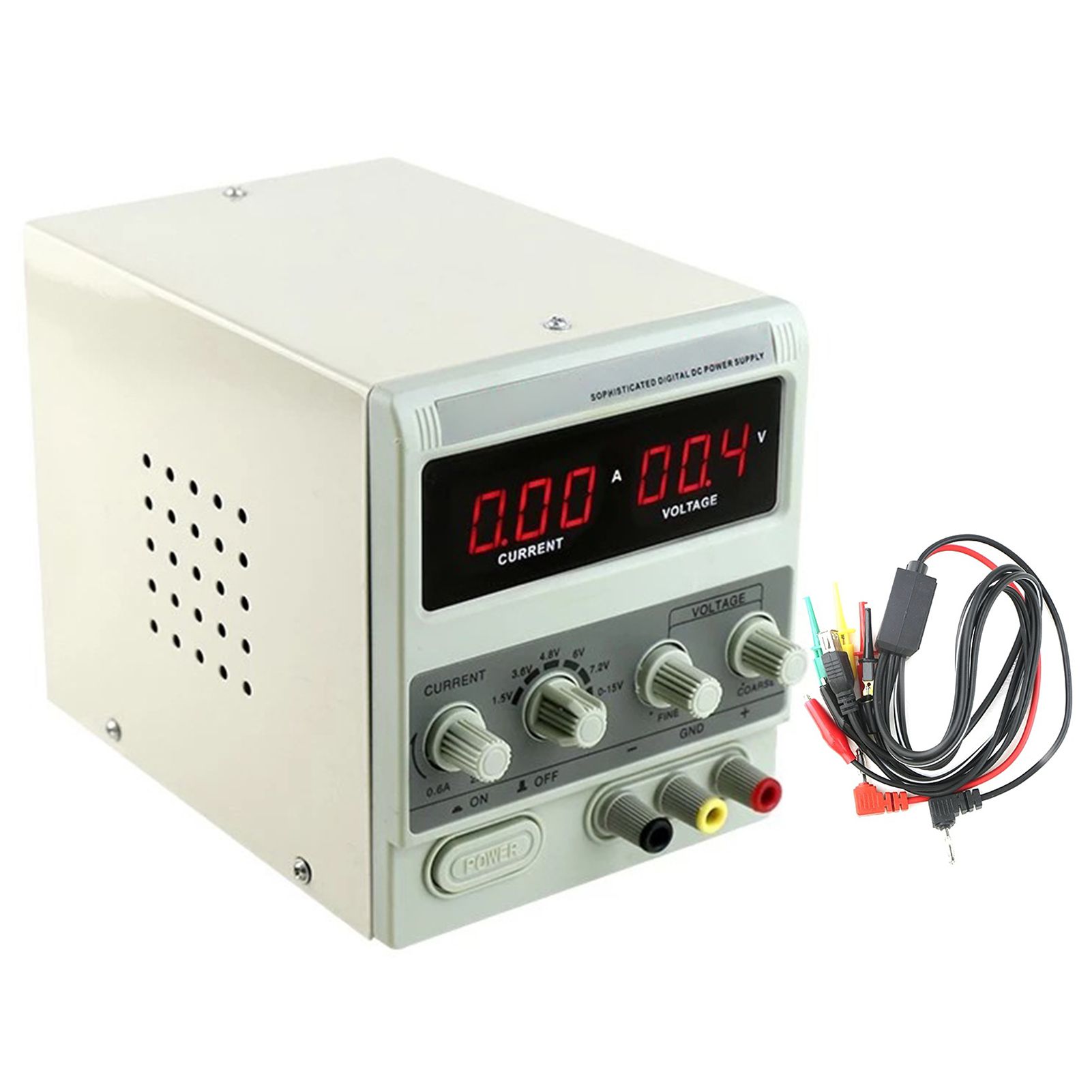 BK-1502DD DC Netzteil Variable 15V 2A Digital Display Einstellbare Schaltung Regulierte Stromversorgung für Handy Laptop Reparatur