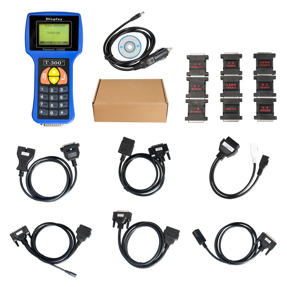 V20.3 Standard T300 Key Programmer Englische Version Blaue Farbe