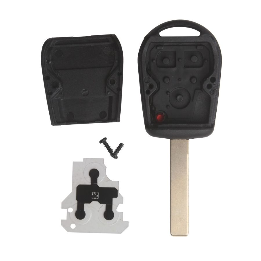 Transponder Key Shell 3 -button 2 Track für BMW 10pcs /lot