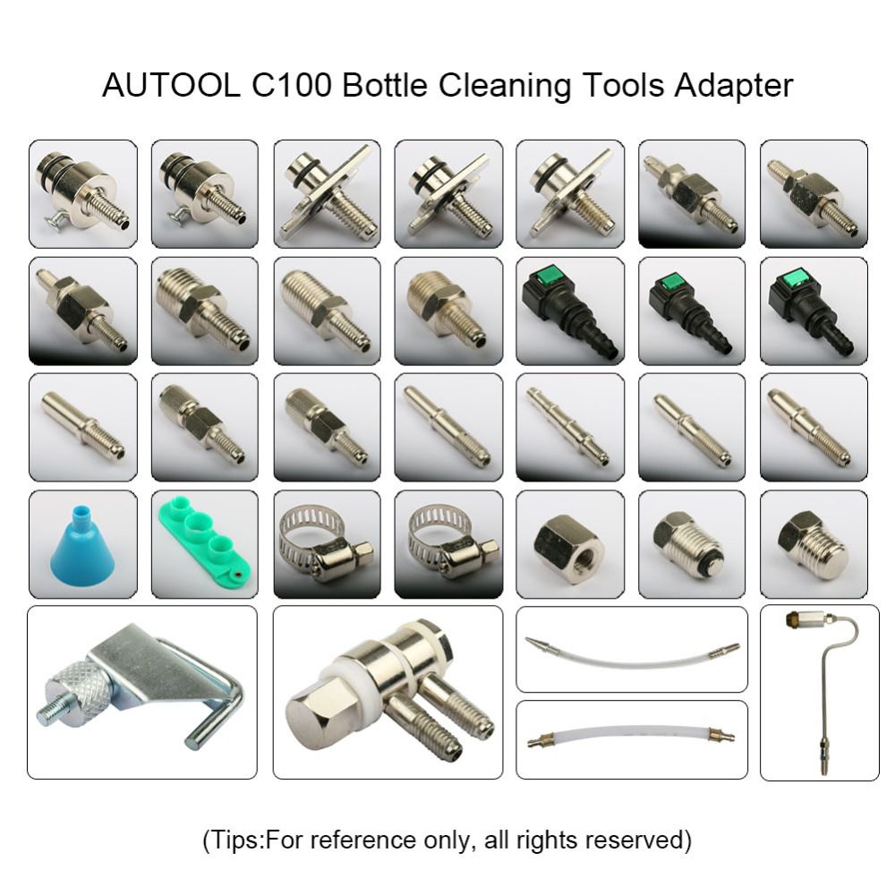 AUTOOL C100 Car Fuel Injector Cleaner Machine Universal Automotive Benzin Auto Nicht -Dismantle for Petrol EFI Throttle