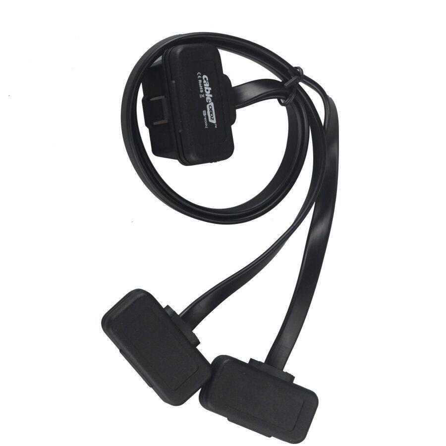 Cableobd2 OBD to HUB 9Pin T Cable for ELM327 /AdblueobD2 /NitroOBD2 /EcoOBD2 /GPS /Navigation Devices