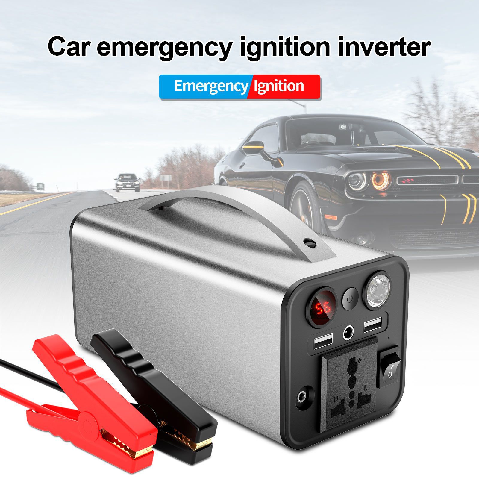 180W AC 110V 3-1 Auto Jump Starter+Auto Inverter+Outdoor Power Auto Zündung Inverter Outdoor Netzteil