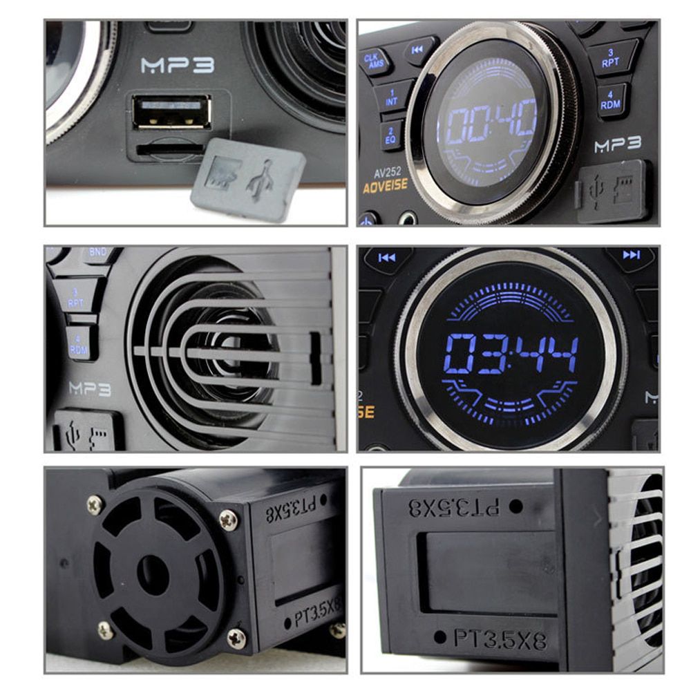 12.0V Car Secure Digital Memory Card MP3 Audio Electric Car Radio mit Lautsprecher BT Host Speaker Car Radio Car Stereo