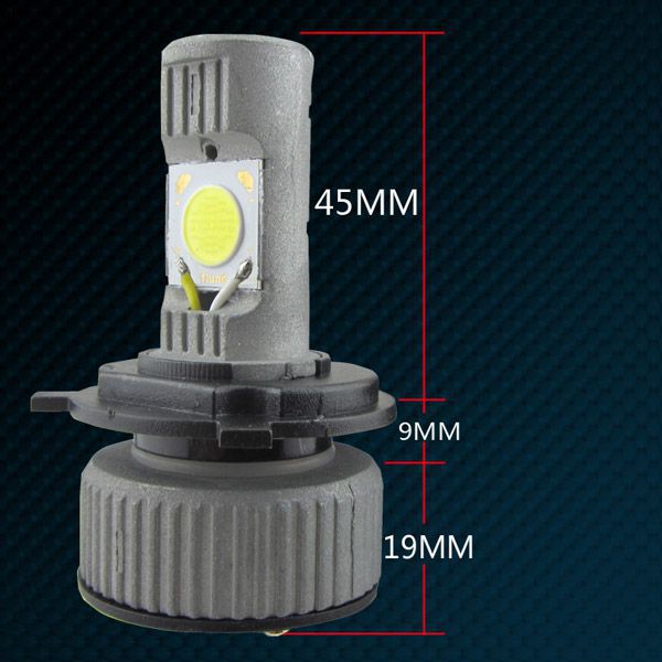 Universal Car Truck H4 3600LM 70W LED HeadLight H/L Beam Lampe 6000K 7500K integriert