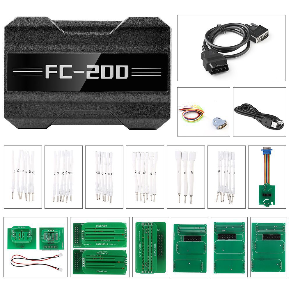 CG FC200 ECU Programmierer Vollversion mit neuen Adaptern Set 6HP.8HP mit MSV90 und N55 und N20 mit B48/B58